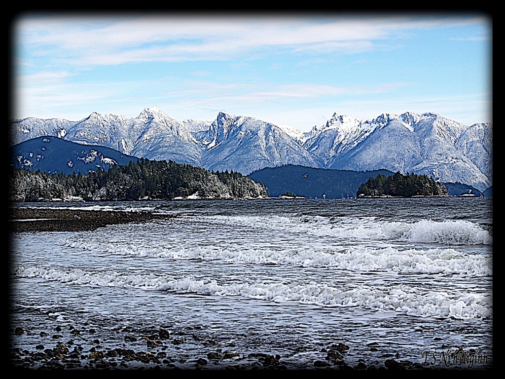 Mountains, Snow and Saltwater taken by Salish photographer TS Ni hUiginn!
