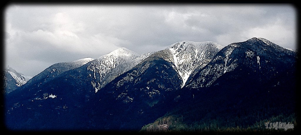 Snowy Peaks taken by Salish photographer TS Ni hUiginn